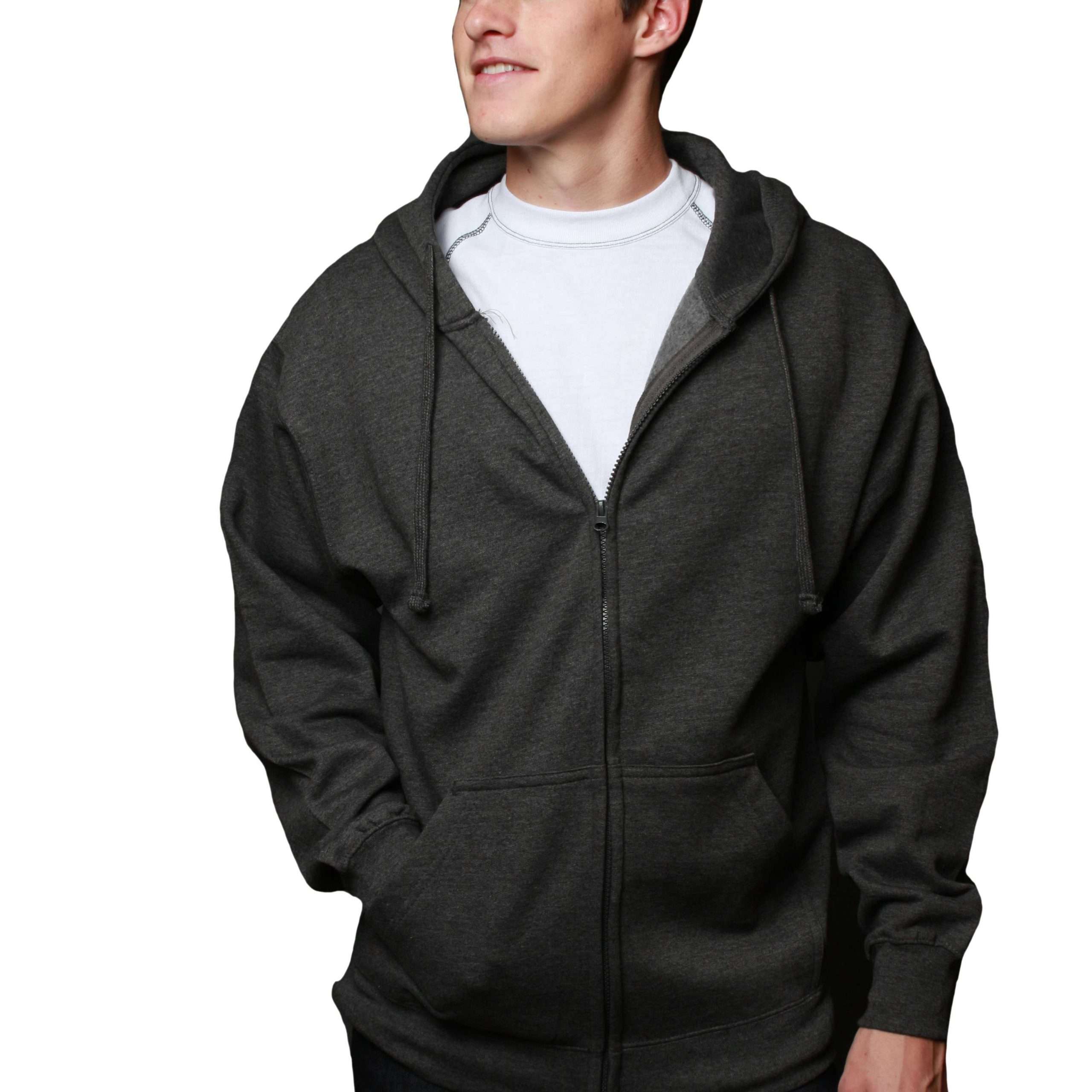 Adult Heavyweight Full-Zip Hoodie – MH13102 – AMS Fashion